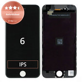 Schermo per iPhone 6, Black, Vetro touch con cornice, Refurbished