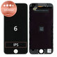 Schermo per iPhone 6, Black, Vetro touch con cornice, Refurbished
