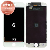 Schermo per iPhone 6, White, Vetro touch con cornice, Refurbished