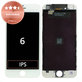 Schermo per iPhone 6, White, Vetro touch con cornice, Refurbished