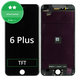 Schermo per iPhone 6 Plus, Black, Vetro touch con cornice