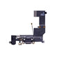 Connettore di ricarica + connettore jack + microfono + cavo flex per Apple iPhone 5S, Black