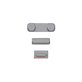 Set pulsanti laterali accensione, volume e silenzioso per iPhone 5S, Space Gray