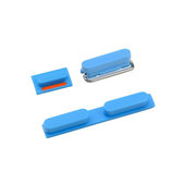 Set pulsanti laterali accensione, volume e silenzioso per iPhone 5C, Blu