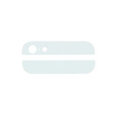 Strisce vetro posteriore per iPhone 5, White