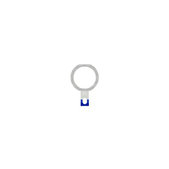 Anello in plastica tasto Home per Apple iPad Air, White