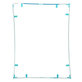 Cornice in plastica sotto touch screen per Apple iPad 2, White