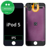 Schermo LCD per iPod Touch (5th Gen, 6th Gen, 7th Gen), Black, Vetro touch con cornice