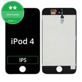 Schermo LCD per iPod Touch (4th Gen), Black, Vetro touch con cornice