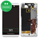 Schermo per Blackberry Z10, White, Vetro touch con cornice