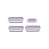 Set pulsanti laterali accensione, volume e silenzioso per iPhone 6 Plus, Silver