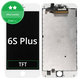 Schermo per iPhone 6S Plus, White, Vetro touch con cornice