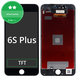 Schermo per iPhone 6S Plus, Black, Vetro touch con cornice