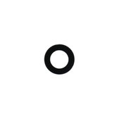 Lente fotocamera posteriore senza frame per iPhone 6