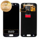 Schermo per Samsung S7 G930F, Black, Vetro touch senza cornice, GH97-18523A, GH97-18761A, GH97-18757A, Genuine Service Pack