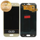 Schermo per Samsung A5 A520F (2017), Gold Sand, Vetro touch senza cornice, GH97-19733B, GH97-20135B, Genuine Service Pack