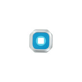 Frame lente fotocamera posteriore per Samsung A3 A310F (2016), White, GH98-38832C, Genuine Service Pack