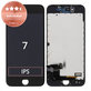 Schermo per iPhone 7, Black, Vetro touch con cornice, Refurbished