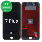 Schermo per iPhone 7 Plus, Black, Vetro touch con cornice