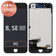 Schermo per iPhone 8, SE (2020), SE (2022), Black, Vetro touch con cornice, Refurbished