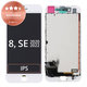 Schermo per iPhone 8, SE (2020), SE (2022), White, Vetro touch con cornice, Refurbished