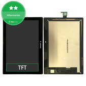 Schermo LCD per Lenovo TAB 2 A10-30 TB2-X30F, Black, Vetro touch senza cornice
