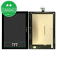 Schermo LCD per Lenovo TAB 2 A10-30 TB2-X30F, Black, Vetro touch senza cornice