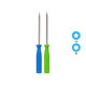 Cacciaviti semplici Pentalobe PL4 e Torx T5 per MacBook