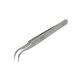 Pinzetta metallica professionale con punta curva 120 mm, Vetus ST-15