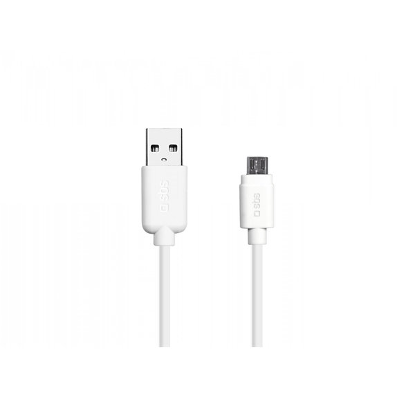 Cavo da Micro-USB a USB 1 m, White, SBS