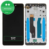 Schermo per Xiaomi Redmi Note 4 SD Global, Redmi Note 4X, Black, Vetro touch con cornice