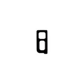 Lente flash fotocamera per Samsung Note 8 N950FD, GH64-06508A, Genuine Service Pack