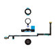Tasto Home, Cavo flex, staffa, anello in plastica e guarnizione per Apple iPad Air, Black