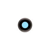 Vetro fotocamera posteriore e frame per iPhone 8, SE 2020, SE 2022, Space Gray, Black