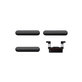 Set pulsanti laterali accensione, volume e silenzioso per iPhone 8 Plus, Space Gray