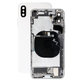 Scocca posteriore con piccoli componenti per iPhone X, Silver