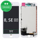 Schermo per iPhone 8, SE (2020), SE (2022), White, Vetro touch con cornice