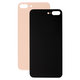 Vetro scocca posteriore per iPhone 8 Plus, Gold
