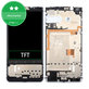 Schermo per Blackberry Keyone, Black, Vetro touch con cornice