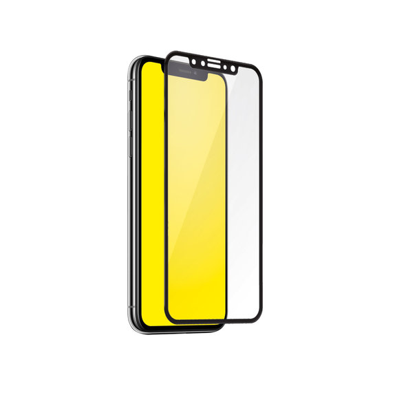 Vetro temperato Full Cover per iPhone X, XS, 11 Pro, Black, SBS
