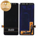 Schermo per Samsung A8 A530F (2018), Vetro touch senza cornice, GH97-21406A, GH97-21529A, Genuine Service Pack