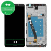 Schermo per Huawei Mate 10 Lite, Black, Vetro touch con cornice