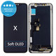 Schermo Soft OLED per iPhone X, Vetro touch con cornice, FixPremium