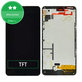Schermo per Microsoft Lumia 640, Black, Vetro touch con cornice