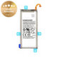 Batteria per Samsung A6 A600 (2018), J6 J600F (2018), EB-BJ800ABE, GH82-16479A, GH82-16865A, 3000mAh, Genuine Service Pack