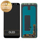 Schermo per Samsung A6 Plus A605F (2018), Vetro touch senza cornice, GH97-21878A, GH97-21907A, Genuine Service Pack