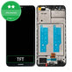 Schermo per Huawei Y7 Prime (2018), Black, Vetro touch con cornice