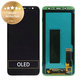 Schermo per Samsung J6 J600F, Vetro touch senza cornice, GH97-21931A, GH97-22048A, Genuine Service Pack