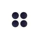 Set da 4 piedini per cover inferiore per MacBook Pro 13", 15", 17" (Late 2008 - Mid 2012)