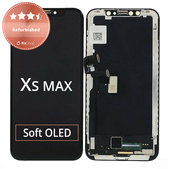 Schermo per iPhone XS Max, Vetro touch con cornice, Refurbished